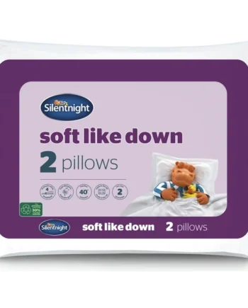 Silentnight Soft Like Down Pillow - 2 Pack