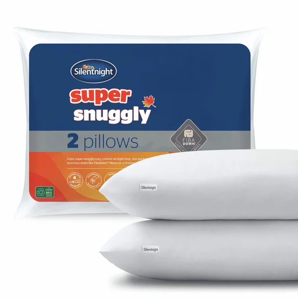 Silentnight Super Snuggly Medium Pillow - 2 Pack