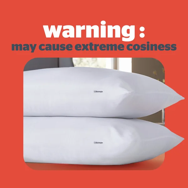 Silentnight Super Snuggly Medium Pillow - 2 Pack
