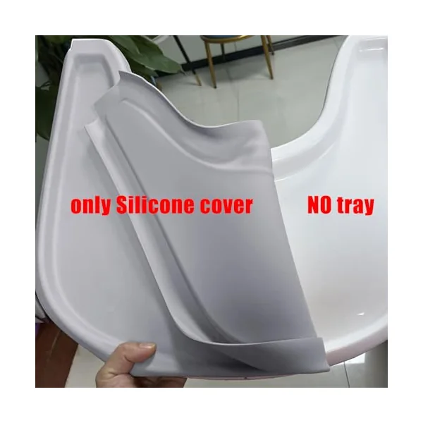 Silicone Seat Cushion Full Coverage High Chair Place Mat Dustproof Dinner Chair Cushion Pad for Dinning Chairs Baby High Silicone Mat