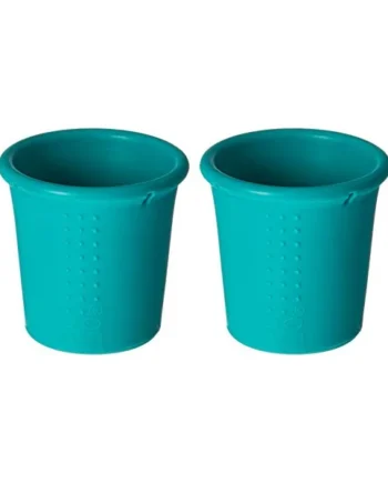 Siliskin Strong Shape Holding Silicone Cups 2pk (Teal)
