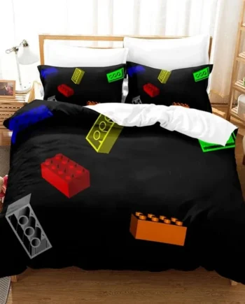 Single Duvet Cover Set Black Toy Soft Single Duvet Cover 110g/㎡ Microfiber Single Duvet Set with 1 Pillowcase (19"x29") Cot Bed Duvet Cover Set for Girls Boys Gift