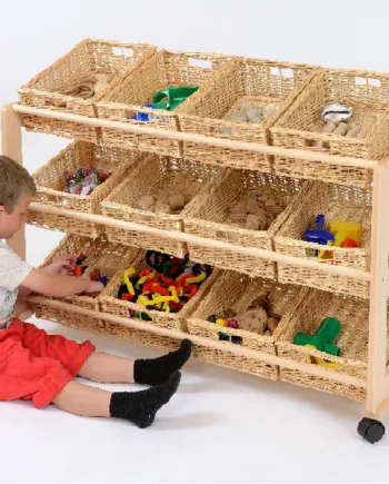 Single Sided Classroom Tidy - 12 Baskets