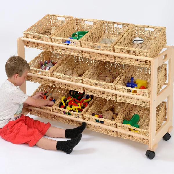 Single Sided Classroom Tidy - 12 Baskets
