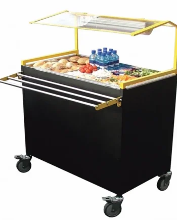 Single Sided Salad Bar with Cover Guard