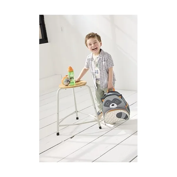 Skip Hop Baby Snack Container, Mealtime Snack Cup, Raccoon