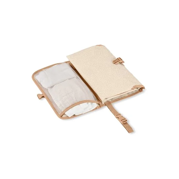 Skip Hop Portable Baby Changing Pad, Pronto, Beige Swirl Dot