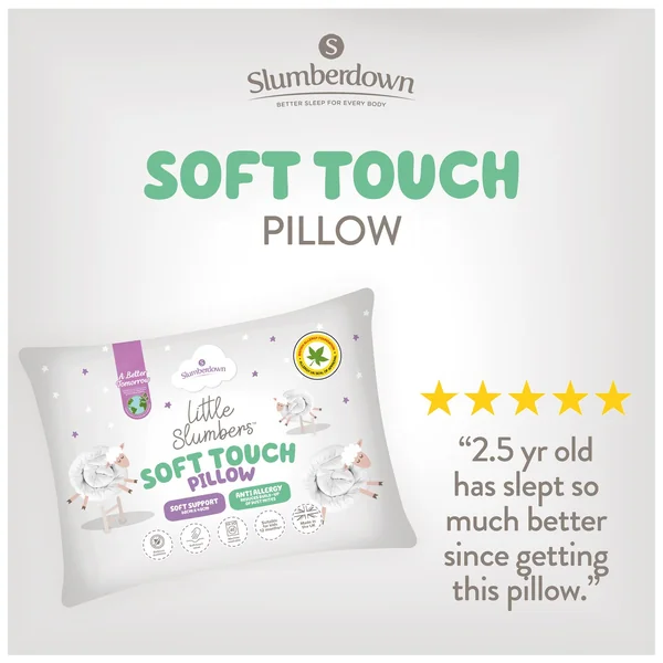 Slumberdown Little Slumbers Anti-Allergy Pillow - Cot Bed