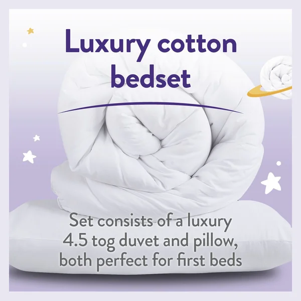 Slumberdown Luxury Cotton 4.5 Tog Kids Bedset - Single