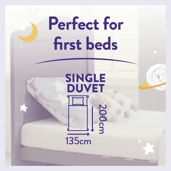 Slumberdown Luxury Cotton 4.5 Tog Kids Bedset - Single