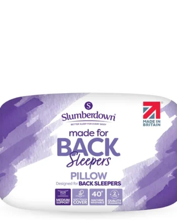 SlumberDown Medium Support Back Sleeper Pillow
