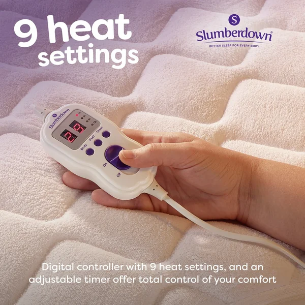 Slumberdown Perfectly Warm Luxury Electric Blanket - Single