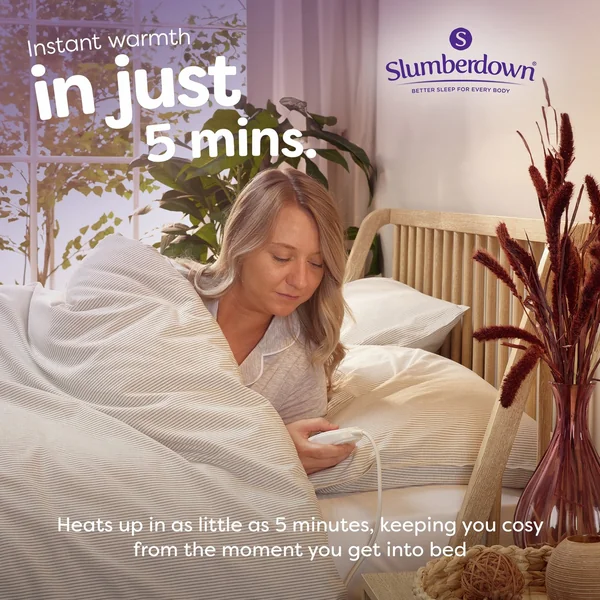 Slumberdown Perfectly Warm Luxury Electric Blanket - Single