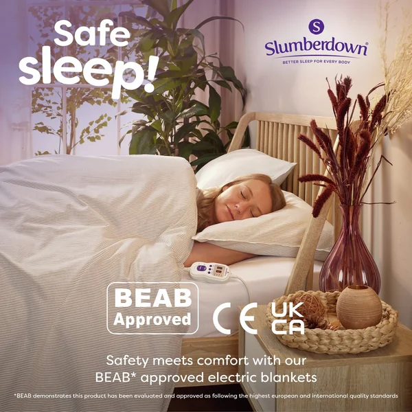 Slumberdown Perfectly Warm Luxury Electric Blanket - Single