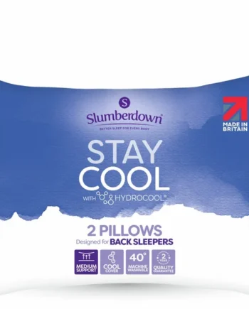 Slumberdown Stay Cool Medium Support Pillow - 2 Pack