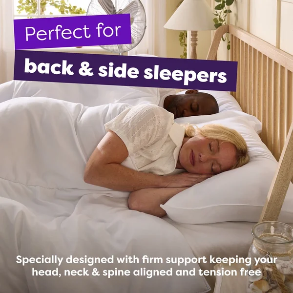 Slumberdown Stay Cool Medium Support Pillow - 2 Pack