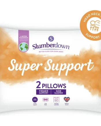 Slumberdown Support Firm Pillow - 2 Pack