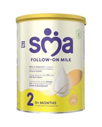SMA 2 Follow On Baby Milk Powder Formula, 6-12 Months 800g (Pack of 4)