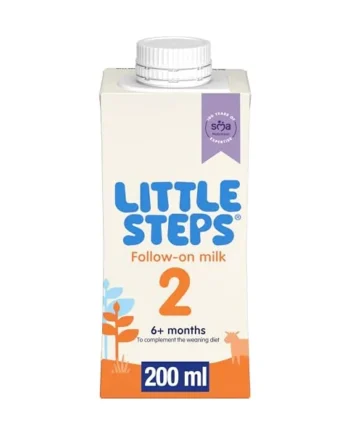 SMA Little Steps by Ready To Drink Follow-On Baby Milk 6 months+ Ready-to-use formula milk 200ml (Pack of 12)