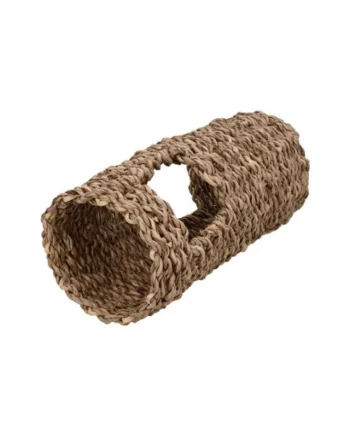 Small Animals Hamster Mice Boredom Breaker Small Seagrass Play Tunnel 8x20cm