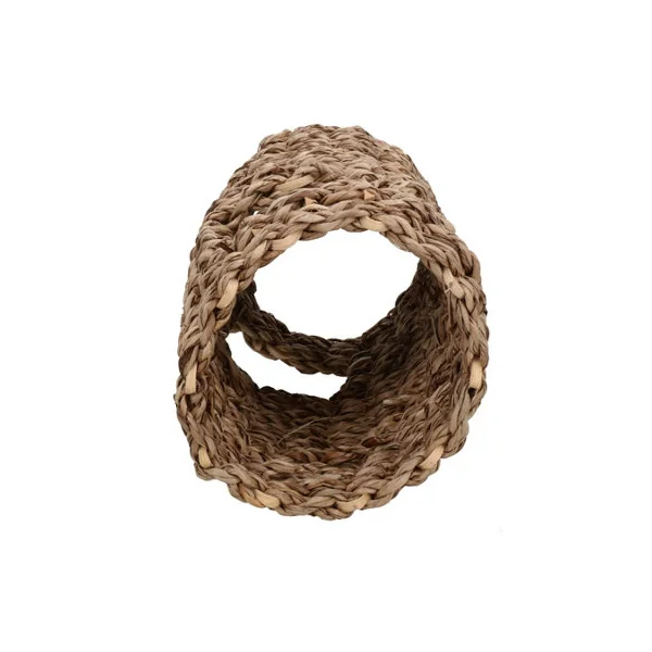 Small Animals Hamster Mice Boredom Breaker Small Seagrass Play Tunnel 8x20cm
