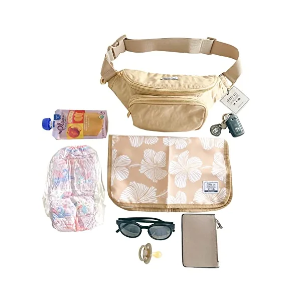 Small Diaper Bag - Portable Changing Pad - Crossbody Bags For Women - Baby Wipe Holder - Baby Travel Essentials