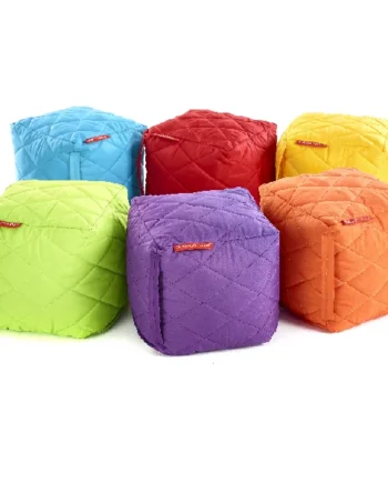 Small Quilted Bean Cubes Pk 6