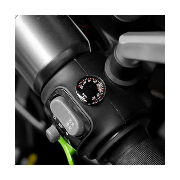 Small Temperature Gauge 20mm Accuracy Portable Round Gauge Tool | Camping Outdoor Thermograph for Car RV Fridge Garden Patio Window Door Marine Motorcycle Hiking Porch