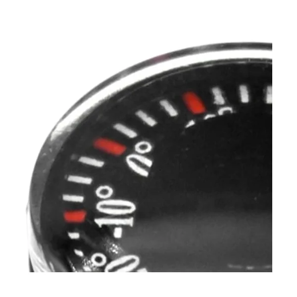 Small Temperature Gauge 20mm Accuracy Portable Round Gauge Tool | Camping Outdoor Thermograph for Car RV Fridge Garden Patio Window Door Marine Motorcycle Hiking Porch