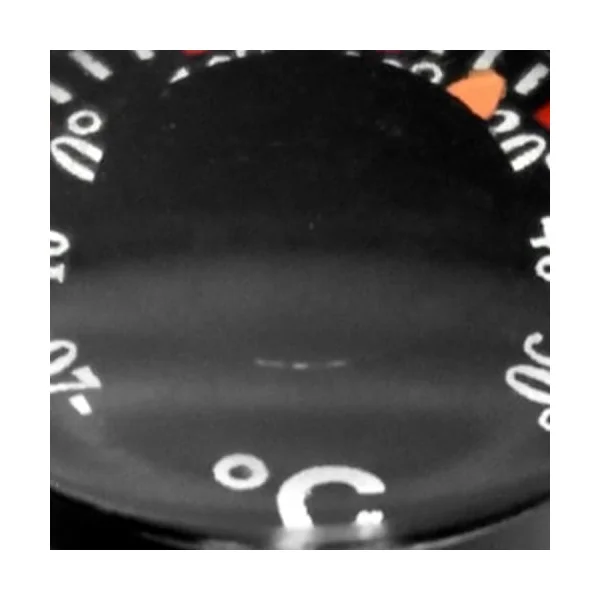 Small Temperature Gauge 20mm Accuracy Portable Round Gauge Tool | Camping Outdoor Thermograph for Car RV Fridge Garden Patio Window Door Marine Motorcycle Hiking Porch