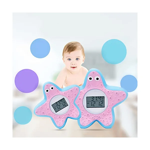 Smart Baby Water Thermometer, Multi Purpose Baby Bath Thermometer Cartoon for Toddlers for Washroom