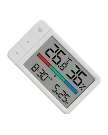 Smart Thermometer Hygrometer With Backlight Light Soft On Eyes | Warehouse And Kitchen Dry And Wet Accurate Baby Room Thermometer Hygrometer Mini Version