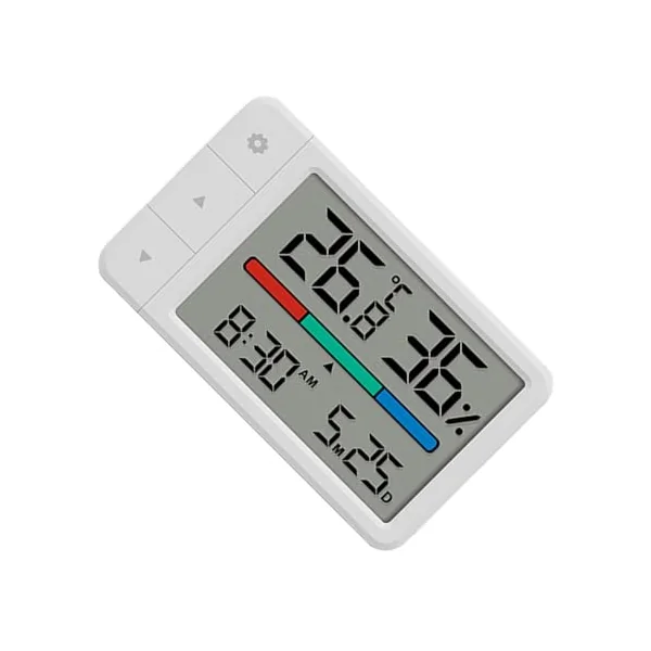 Smart Thermometer Hygrometer With Backlight Light Soft On Eyes | Warehouse And Kitchen Dry And Wet Accurate Baby Room Thermometer Hygrometer Mini Version