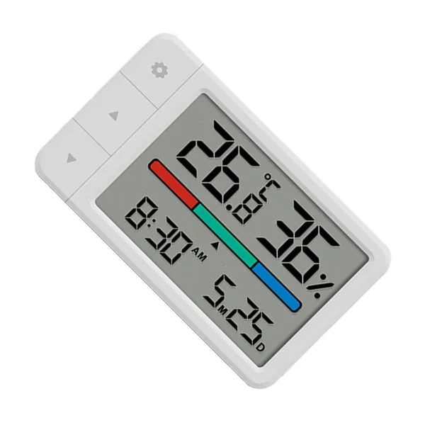 Smart Thermometer Hygrometer With Backlight Light Soft On Eyes | Warehouse And Kitchen Dry And Wet Accurate Baby Room Thermometer Hygrometer Mini Version