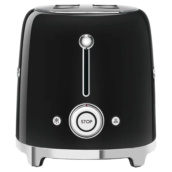 Smeg TSF01BLUK 50's Style Retro 2 Slice Toaster - Black