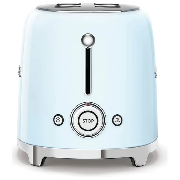 Smeg TSF01PBUK 50's Style Retro 2 Slice Toaster - Blue