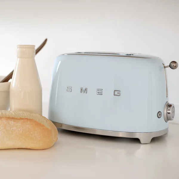 Smeg TSF01PBUK 50's Style Retro 2 Slice Toaster - Blue