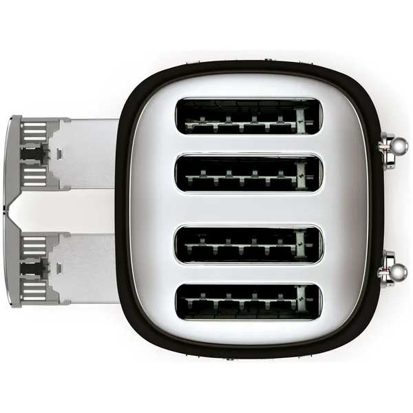 Smeg TSF03BLUK 50's Style Retro 4 Slice Toaster - Black