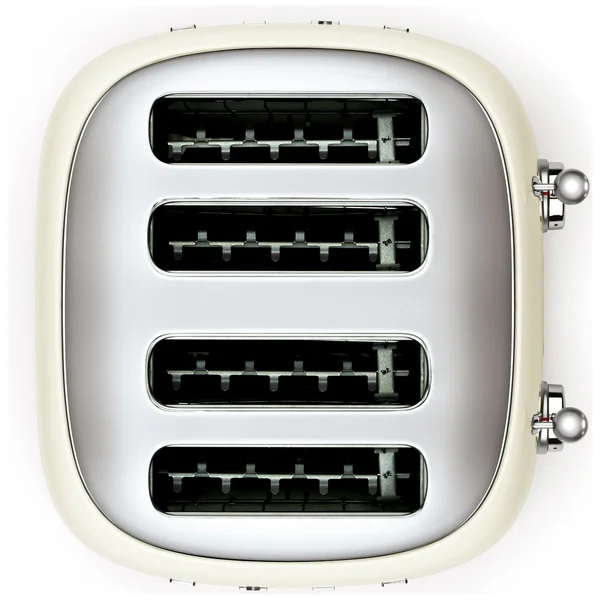 Smeg TSF03CRUK 50's Style Retro 4 Slice Toaster - Cream