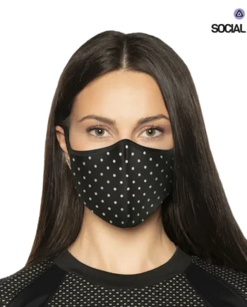 Social Lab Triple Layer Reusable Face Masks, 4 Pack