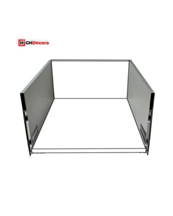 Soft Close Kitchen Cabinet Drawer Runners System Kit, 450mm Length, 4D Full Extension, Compatible with16mm-18mm Bottom/Back Board,