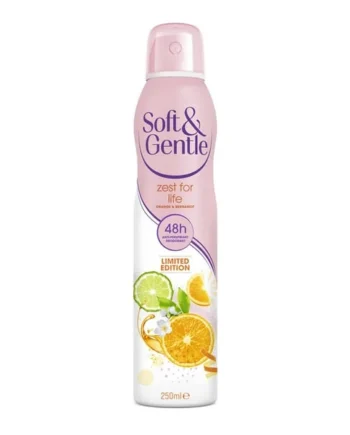 Soft & Gentle Limited Edition Zest For Life Anti-Perspirant Deodorant 250ml