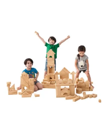 Softwood Effect Building Blocks - Set of 56