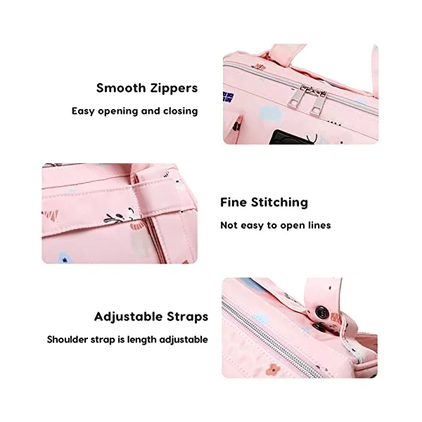 SONARIN Multifunctional Baby Changing Tote Bag Backpack,Stylish Lightweight Waterproof Diaper Bag Nappy Changing Bag Shoulder Bag Portable Travel Mummy Bag for Mom & Dad(Blue)