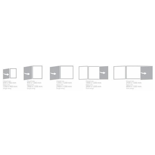Spacesaver - 3 Whiteboards