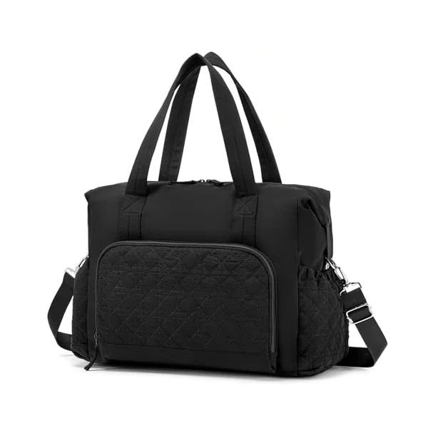 SPAHER Nappy Bags Baby Changing Bags Organiser for Mum and Dad Waterproof Diaper Hospital Maternity Bag Large Capacity Totes Handbag with Wet Pockets and Trolley Sleeve