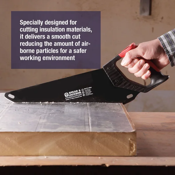 Spear & Jackson Predator 270mm Clean Ergonomic bi-material comfort grip Insulation saw 350g