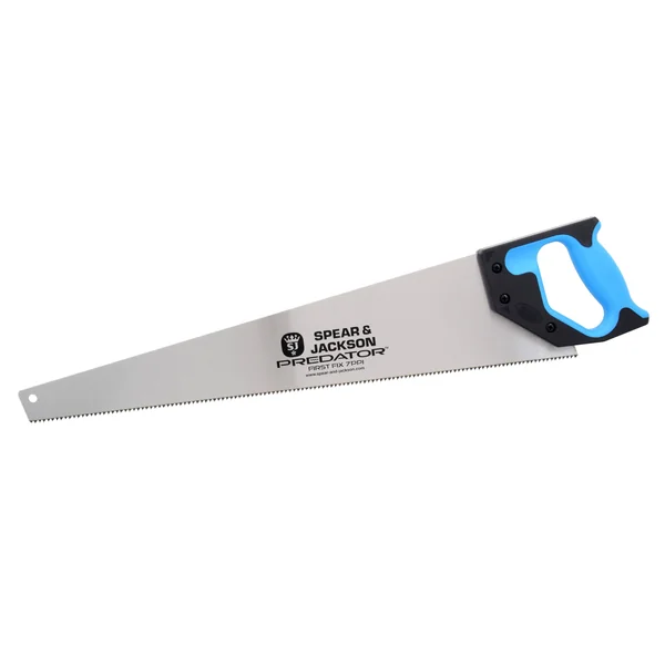 Spear & Jackson Predator 558.8mm Accurate Ergonomic bi-material comfort grip Wood saw, 7 TPI