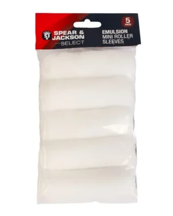 Spear & Jackson Select Emulsion Mini Roller Sleeves 3 Pack