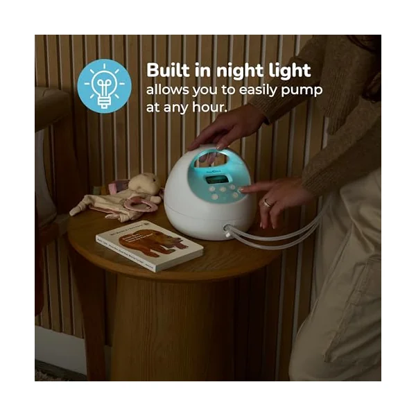Spectra S1 Plus Hospital Grade Double Electric Breast Pump with Rechargeable Battery, Blue